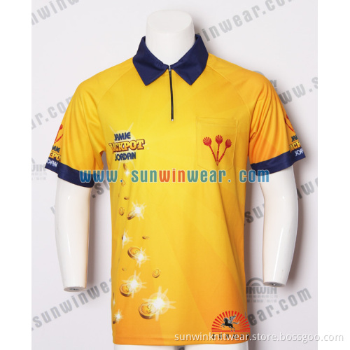 Shenzhen supplier sublimation printing polo darts shirts